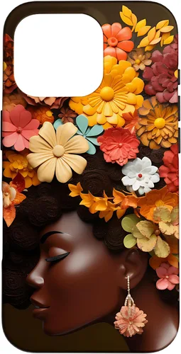 Vista 20 de Black Queen - Carcasa para iPhone 17, diseño de melanina, color negro