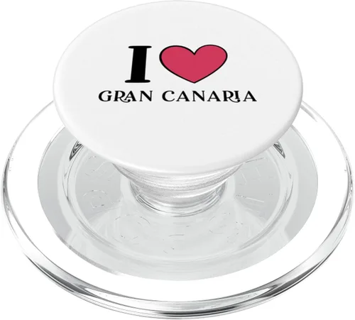 Vista 7 de I Love Gran Canaria Spain PopSockets Adhesive PopGrip