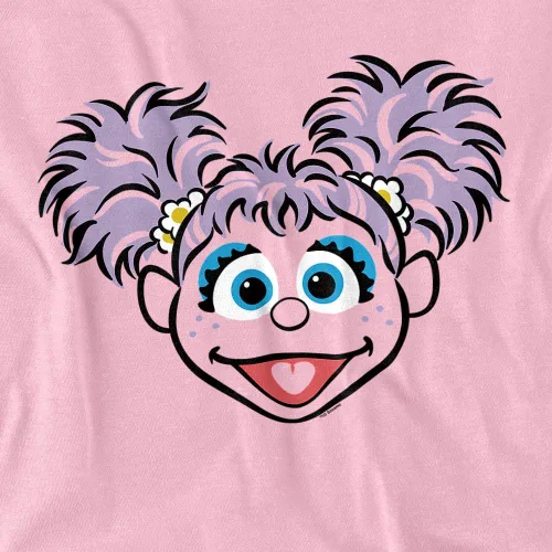 Vista 3 de Disfraz de Plaza Sésamo de cara completa, unisex, colección de camisetas para adultos Abby Cadabby