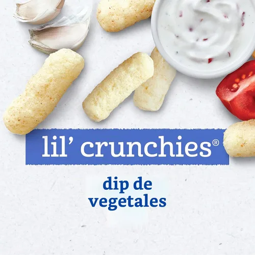 Vista 3 de Gerber Snacks para bebé Lil Crunchies, Veggie Dip, 1.48 onzas (Paquete de 6)