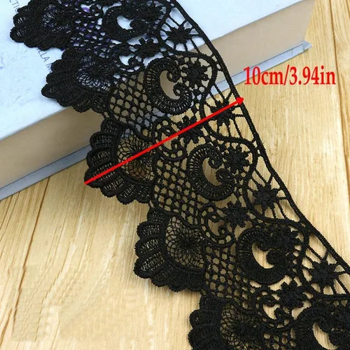 Vista 3 de Accesorios de ropa bordados de poliéster bordado ligero falda de encaje / escote/mangas DIY tela decorativa arte, embalaje de regalo, diseño
