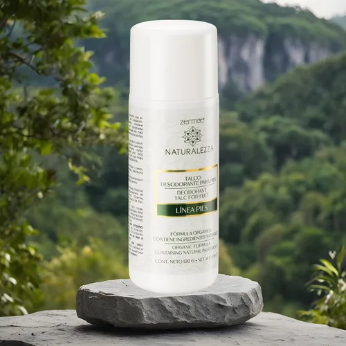 Vista 3 de Zermat Naturalezza, Talco para Pies, 4.23 Oz.