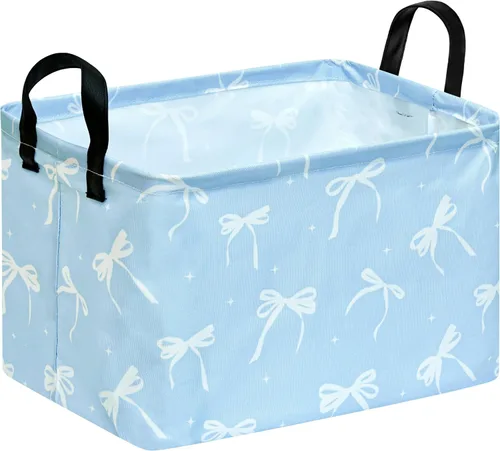 Vista 16 de Cesta Rectangular de Regalo, Cesta de Almacenamiento para Guardería, Cesto de Ropa Sucia, Caja de Almacenamiento y Contenedores para Ropa del Hogar