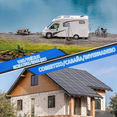Vista 7 de Kit de panel solar de 300 W DC 12 V 24 V 50 A cargador solar de alta eficiencia IP67 impermeable con controlador para autocaravana RV
