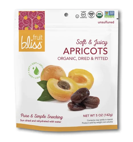 Vista 8 de Albaricoques turcos sin sulfatar – Bocadillos orgánicos de frutas secas de albaricoques – Snacks saludables para aperitivos sobre la marcha