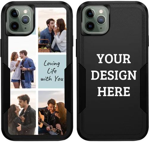 Vista 11 de Fundas de teléfono personalizadas con múltiples imágenes para iPhone 11 Pro Max, imágenes personalizadas, protección contra caídas, cuerpo completo