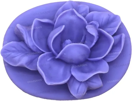 Vista 9 de Molde de silicona para flores de jabón hecho a mano, moldes para manualidades, moldes de jabón de flores (14351)