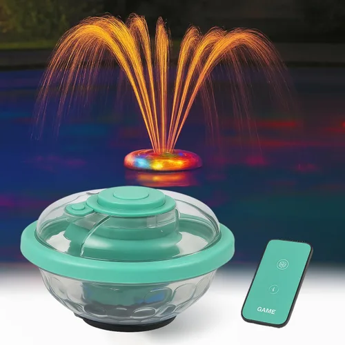 Vista 9 de GAME Luces de piscina 23600-BB Show de luz subacuática y fuente con piezas remotas y accesorios, azul