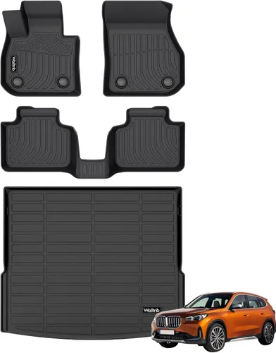 Vista 136 de Tapetes de piso para todo clima y forro de carga con respaldo para Chevrolet Suburban de 7 asientos 2021-2025 / GMC Yukon XL de 7 asientos