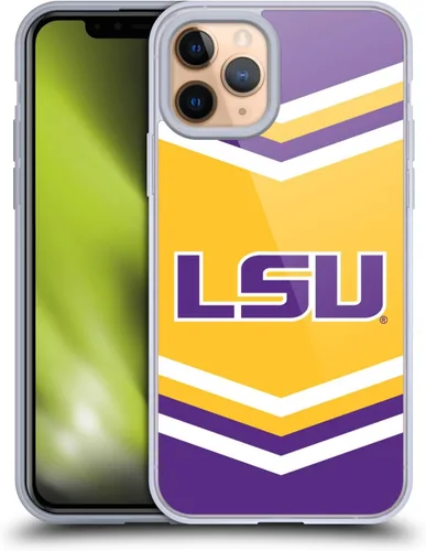 Vista 109 de Head Case Designs Funda de gel suave con licencia oficial de la Universidad Estatal de Louisiana LSU Camou compatible con Apple iPhone 7 Plus/iPhone
