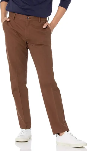 Vista 20 de Amazon Essentials Pantalón chino ajustado resistente a las arrugas, sin pinzas, para hombre