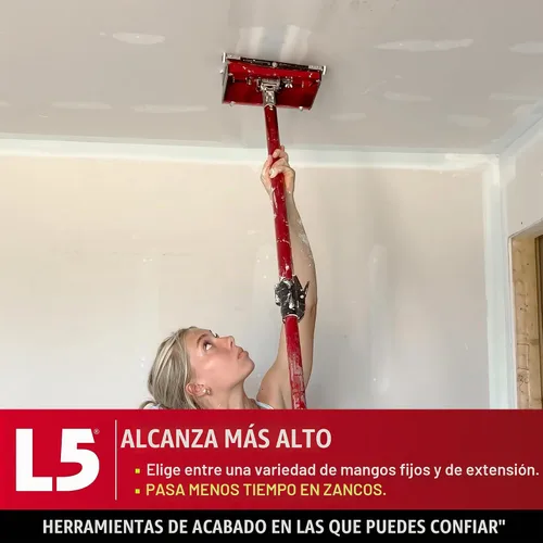 Vista 5 de Caja plana de 10 pulgadas - LEVEL5 Grado profesional Limpieza rápida Acabado de paneles de yeso Sheetrock Gyprock Wallboard 4-765