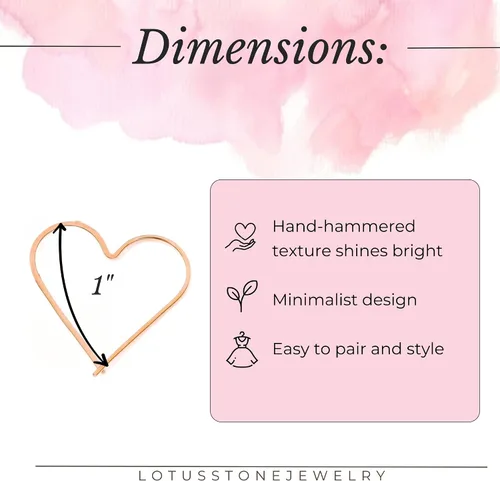 Vista 76 de Aretes de aro finos martillados, elegantes plata esterlina geométrica sólida, relleno de oro y relleno de oro rosa; para mujer por Lotus Stone