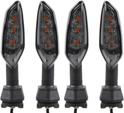 Vista 5 de Luz de señal de giro F para Kawasaki Z1000 Z900 Z800 Z750 Z650 Z300 Z400 Z125 para Ninja ZX6R accesorios de motocicleta indicador Y