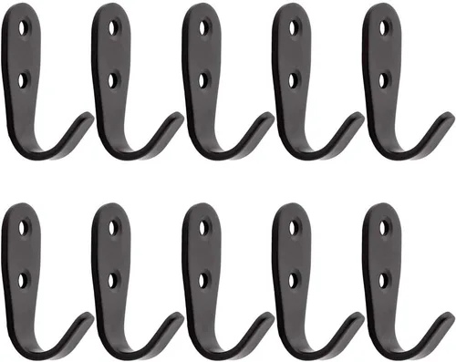 Vista 7 de Ganchos de pared resistentes, de acero inoxidable, con tornillo para colgar abrigos, plantas, toallas, llaves, sombreros, impermeables, perchas