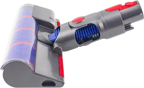 Vista 4 de Cabezal de cepillo delgado de rodillo suave compatible con Dyson V15/V11/V10/V8/V7 con accesorios de aspiradora de luz láser