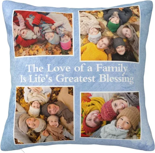 Vista 21 de Regalos para mamá - Funda de almohada personalizada con fotos, funda de almohada personalizada con foto para mamá, funda de almohada personalizada