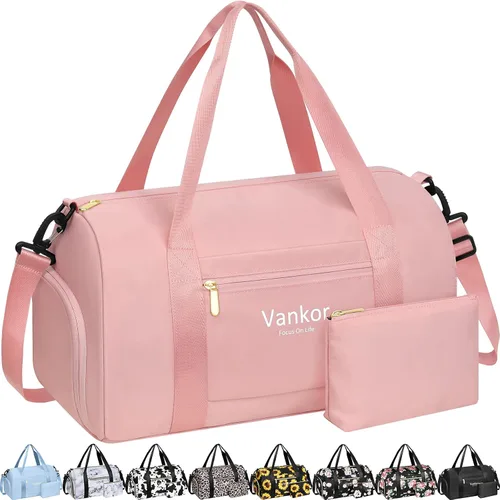 Vista 19 de Bolsa de gimnasio para mujer con compartimento para zapatos Fresa de pana beige