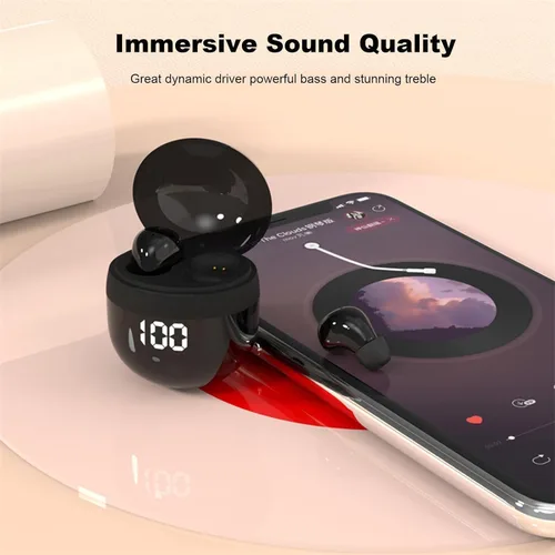 Vista 11 de Pequeños mini auriculares invisibles para el trabajo inalámbricos Bluetooth diminutos de perfil bajo micro pequeños discretos auriculares ocultos
