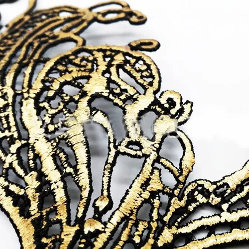 Vista 6 de IDOXE Golden Black Couples Masquerade Masks METAL Half Face Venetian Masquarade Ball Gowns