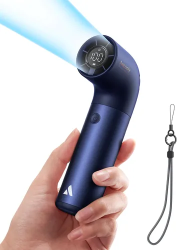 Vista 13 de Aecooly Ventilador de Mano Portátil, Ventilador Mini Turbo Potente, Aero Pro de Alta Velocidad de 19000 RPM, Tiempo Máximo de Enfriamiento de 15H