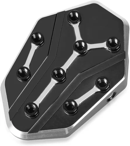 Vista 2 de Soporte lateral para motocicleta, extensión de soporte compatible con versys650 VERSYS 650 2010-2023 (negro)