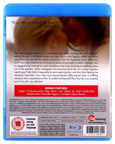 Vista 2 de Kiss Me ( 2011 ) ( Kyss mig ) ( With Every Heartbeat ) Blu-Ray, Reg.ABC Import - United Kingdom