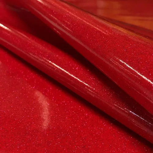 Vista 20 de Tela de vinilo brillante, hojas de piel sintética con purpurina suave, material brillante, ideal para hacer bolsas de tapicería, lazos para el pelo