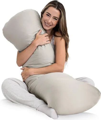 Vista 11 de SleepCloud Almohada corporal con peso de 6.5 libras, cubierta de Tencel