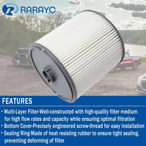Vista 5 de (Actualización) Juego de separadores de agua con filtro de combustible Cummins de 6.7L para motores diésel Ram Turbo 68157291AA y 68436631AA 2019