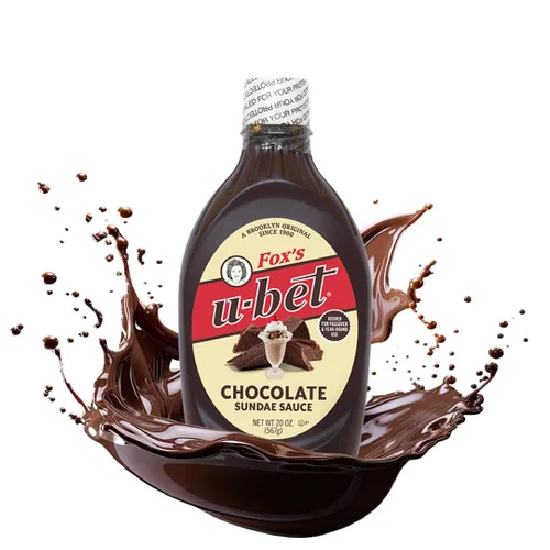 Vista 15 de Botella de jarabe FOX'S U-BET, Certificado Kosher, Original de Brooklyn, Sin Grasa (Paquete de 1, Chocolate)