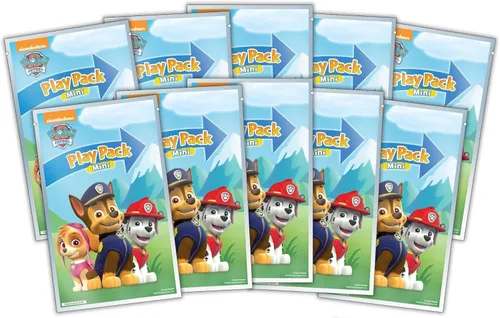 Vista 3 de Nickelodeon PAW Patrol Mini Libro para Colorear 10 Pack Paquete de Juego con Mini Libro para Colorear, 2 Mini Crayones y Adhesivos Bendon 41885