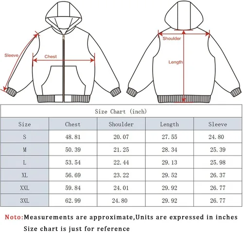 Vista 5 de MOERDENG Chaqueta de trabajo activa para hombre, ajuste holgado, con capucha, abrigos ligeros