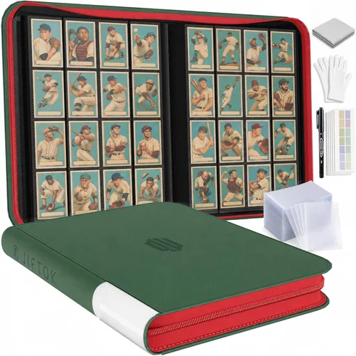 Vista 10 de Carpeta Top Loader con 9 bolsillos, capacidad para 288 cargadores Negro - 288 cartas - 9 Pokects