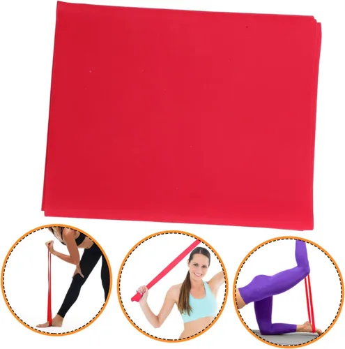 Vista 8 de Alipis Banda elástica de resistencia TPE para yoga para estiramiento de fitness y entrenamiento de fuerza, banda de ejercicio para hombros, piernas