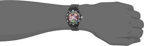Vista 2 de Disney - Reloj de cuarzo analógico de plástico para adultos Negro