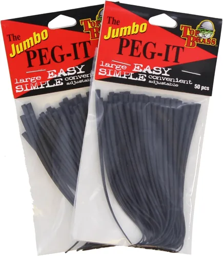 Vista 3 de Top Brass Jumbo Peg-It, paquete a granel de 100 piezas