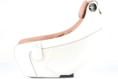 Vista 7 de Synca Wellness CirC - Silla de masaje de alta calidad, calentada, ergonómica, de cuerpo completo, tejido profundo, Shiatsu y control remoto Beige