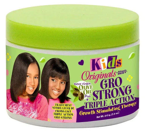 Vista 2 de Africas Best Kids Orig Gro Strong Therapy - Tarro de 7.5 onzas (7.5 fl oz)