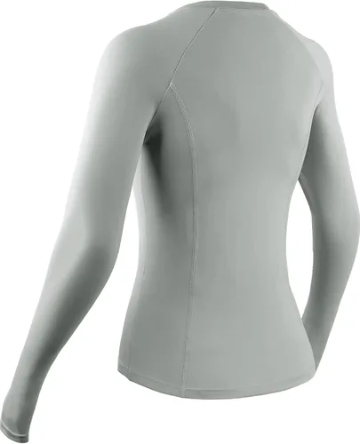Vista 6 de CADMUS Camisa de manga larga para correr de secado rápido para mujer, camisas de entrenamiento
