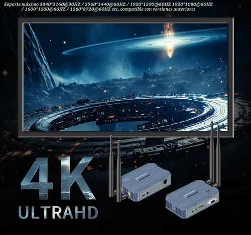 Vista 2 de Kit de transmisor y receptor HDMI inalámbrico