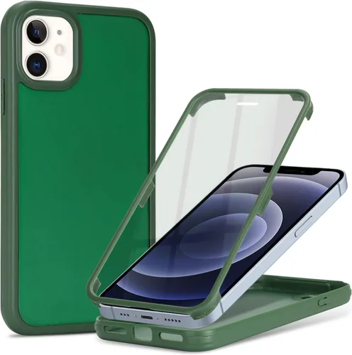 Vista 22 de Funda para iPhone 12 mini con protector de pantalla, color negro