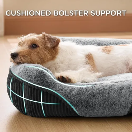 Vista 6 de Bedsure Cama calmante para perros y cama lavable para mascotas para perros pequeños