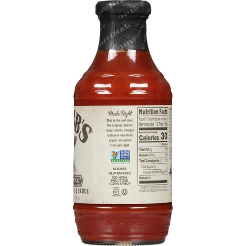 Vista 25 de Salsa de barbacoa Stubb’s, Original, Sin OMG, Sin gluten, Certificada Kosher, Sin jarabe de maíz de alta fructosa, Sabor original picante, Salsa