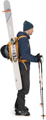Vista 16 de Osprey Soelden 22L - Mochila de esquí y snowboard para hombre, color amarillo artesano