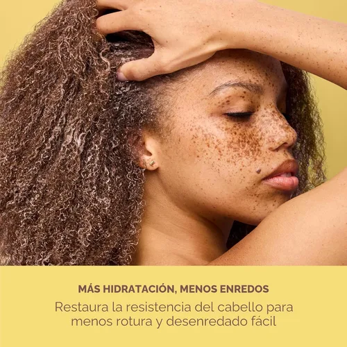 Vista 7 de SheaMoisture Aceite de Ricino Negro Jamaiquino, Acondicionador Fortalecedor y Restaurador Sin Enjuague, 11.5 fl oz (340 ml)