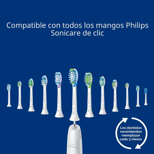 Vista 5 de Philips Sonicare HX9690 / 05 ExpertClean 7500 Bluetooth recargable recargable Cepillo de dientes eléctrico, negro