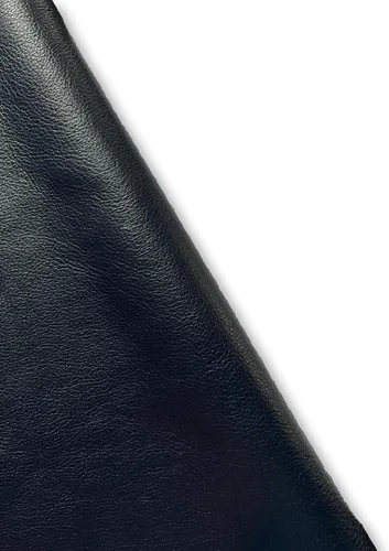 Vista 11 de Pieles de cuero de vaca de grano natural (negro, 10 pies cuadrados)