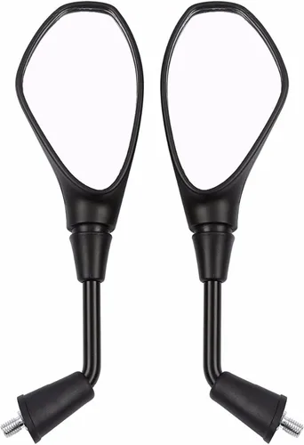 Vista 2 de Espejos laterales retrovisores para motocicleta de 0.394 in compatibles con BMW F 800 GS R 1200 GS R NineT S 1000 XR