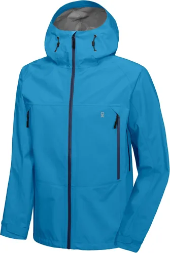 Vista 7 de Little Donkey Andy Men's High-performance 3L Hard Shell Waterproof Rain Jacket Breathable Rain Gear for Hiking,Travelling C1.black【alto rendimiento】